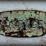Metal Courage Pendant Charm